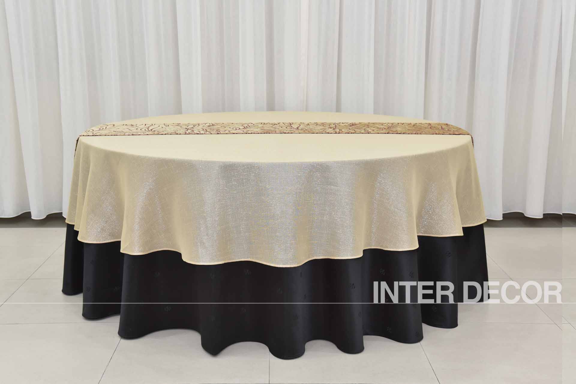 Hotel Table Runners, Tiebacks, Napkins, Conference/Oblong Table Cover & Cocktail Table Cover, Stage Skirtings