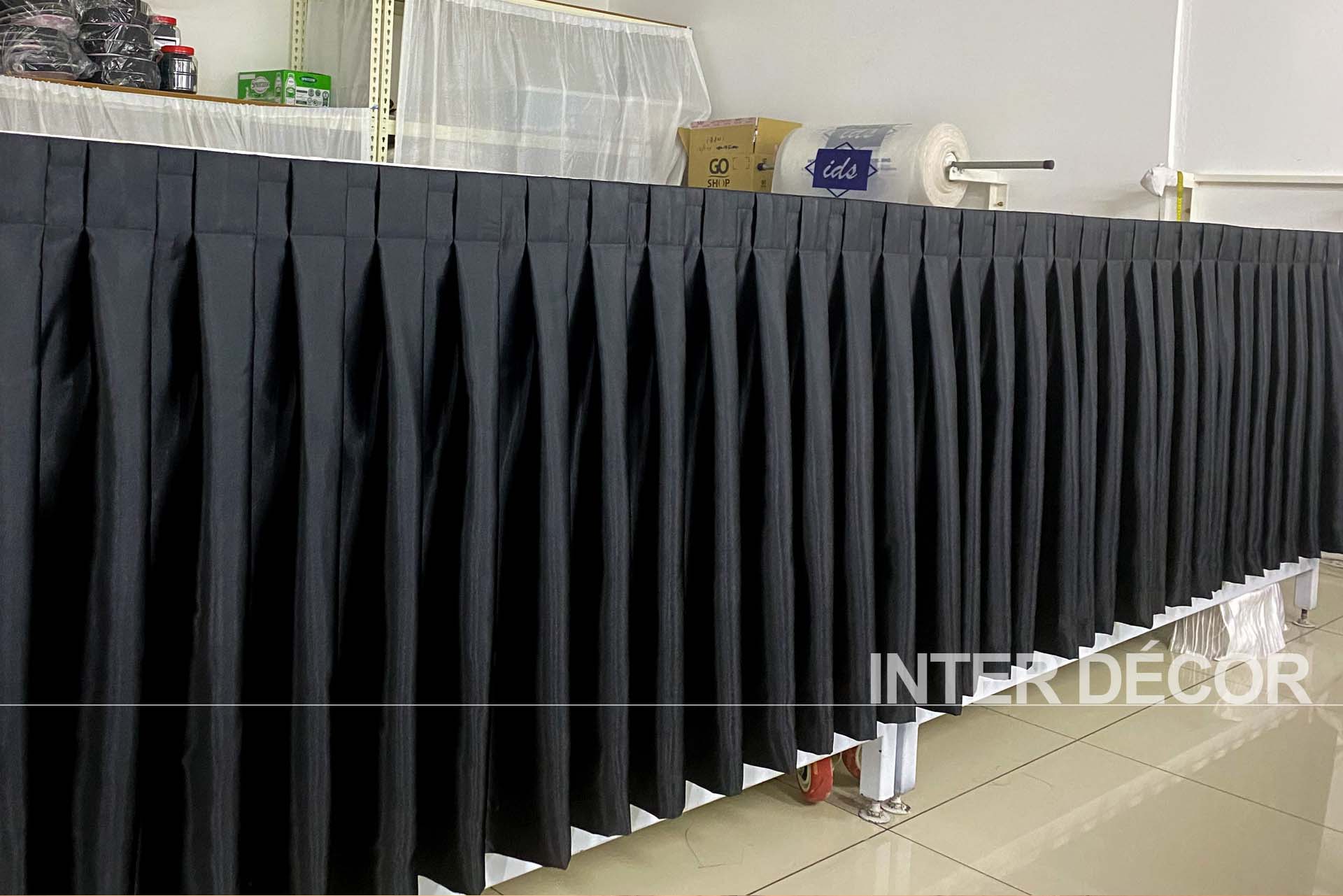 Hotel Table Covers, Conference/Oblong Table Cover & Cocktail Table Cover, Stage Skirtings